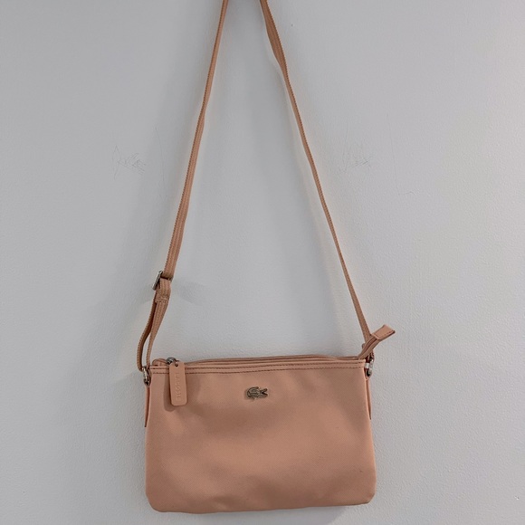 Lacoste Handbags - Lacoste Peach Pink Crossbody Bag